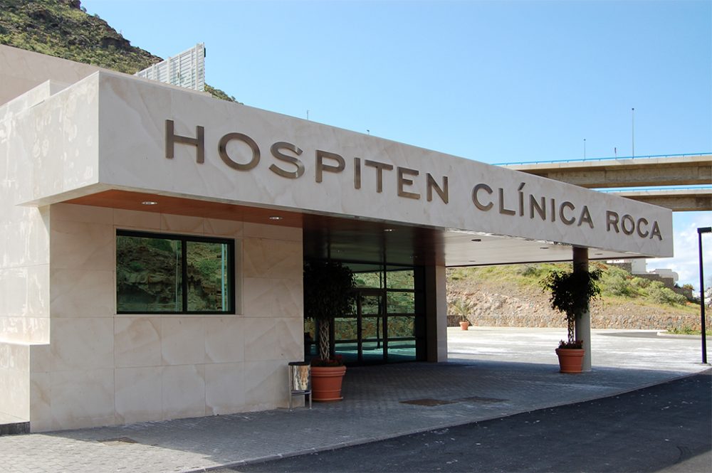Rótulo corpóreo en acero AISI 316, Hospiten Gran Canaria