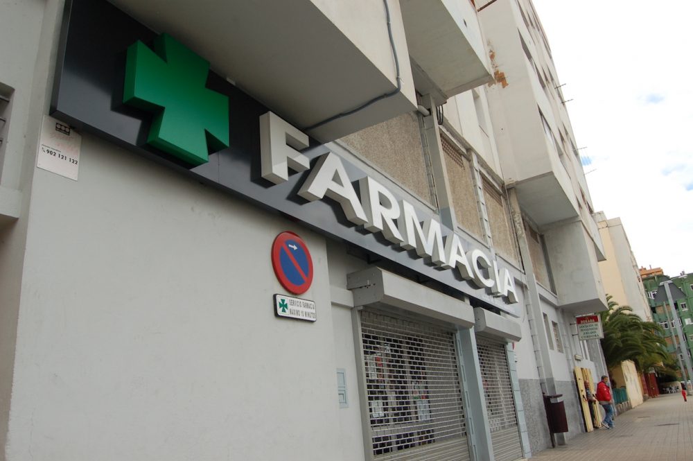 Cruz de farmacia led programable, Gran Canaria