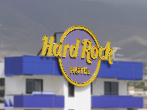 Rótulo Hard Rock Hotel