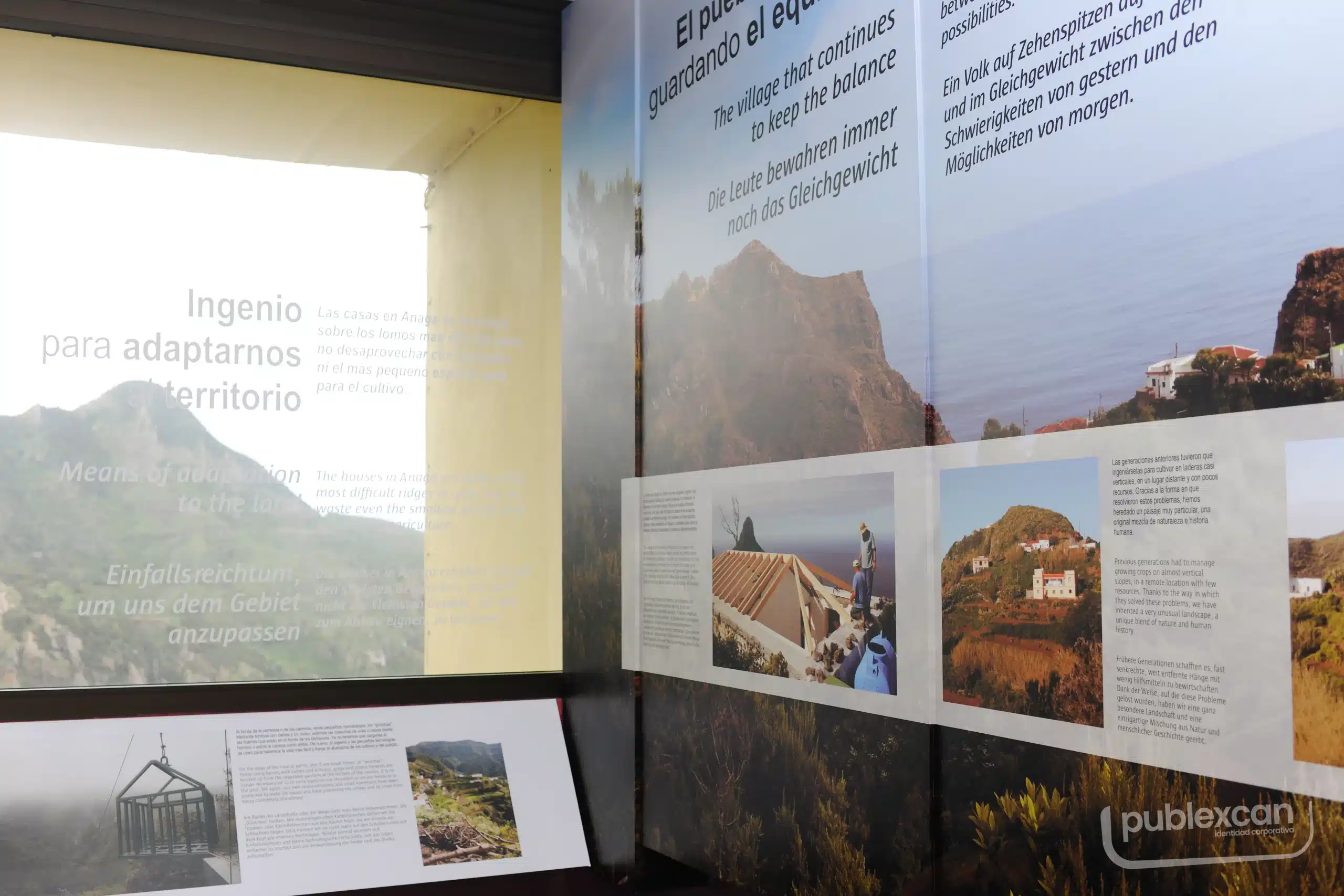 Rotulación completo del espacio museográfico